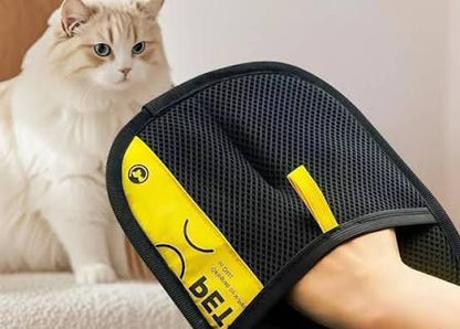 Pet Hair Remover Gloves Electrostatic for Cats Dogs, Reusable Washable Grooming Glove